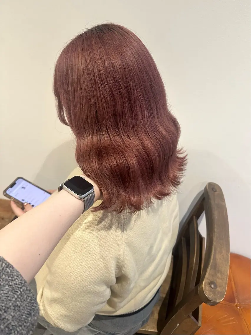 ロング カラー ヘアアレンジ ブリーチ ヘアカラー トリートメント Himawari♡ 柔らかいカラーのヘアスタイル