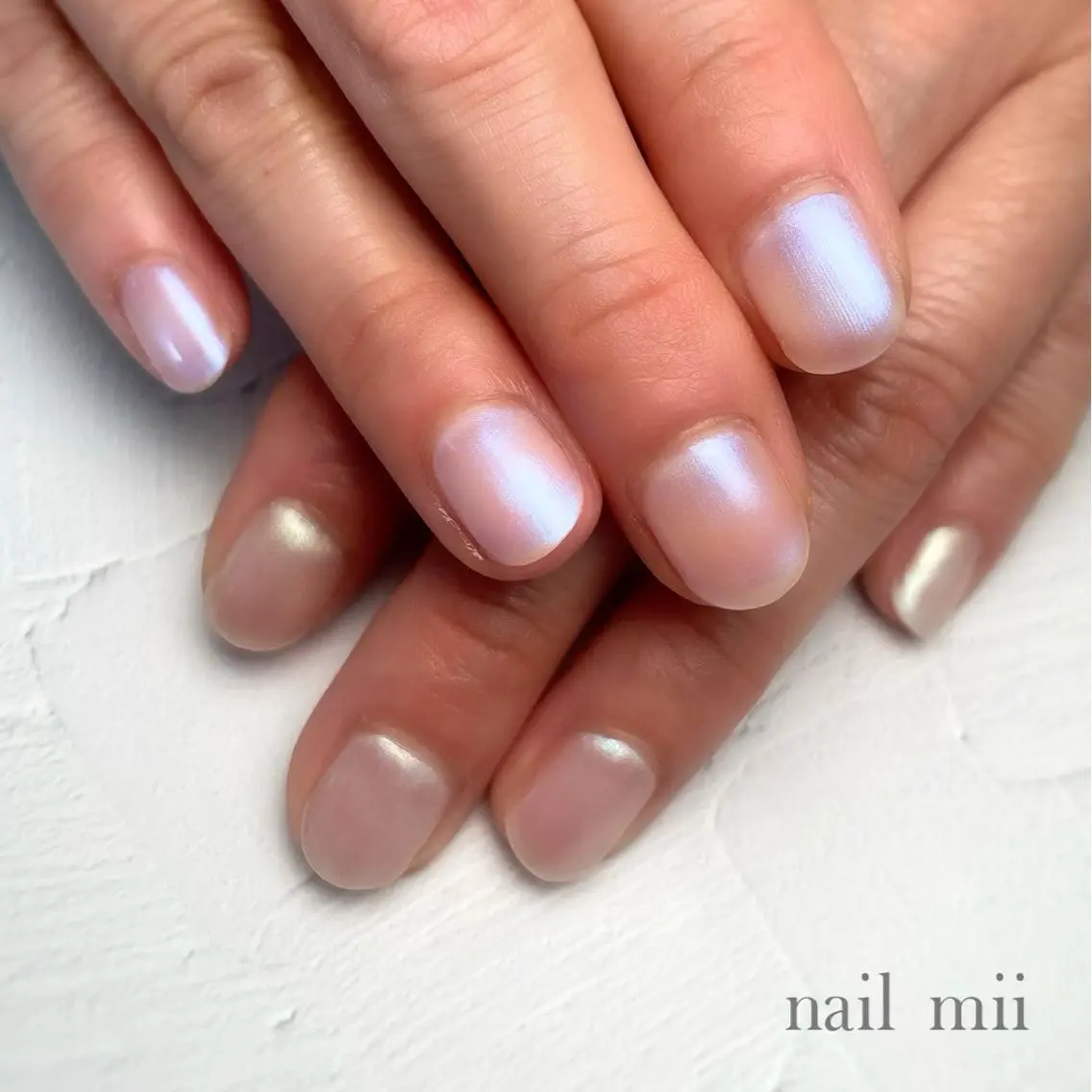 ネイル ジェルネイル ワンカラーネイル nail mii HIROMIのネイルデザイン