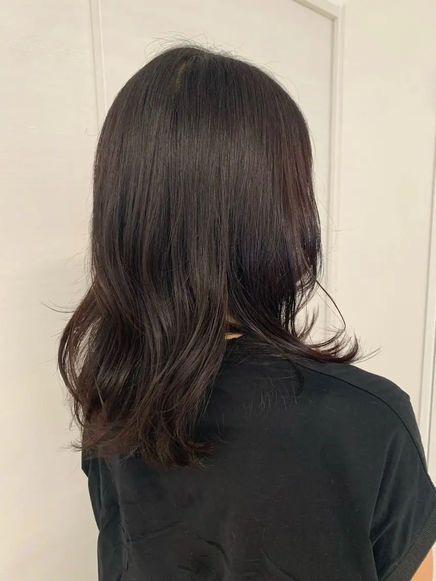 セミロング 🍃 𝙍𝙀𝙉𝘼のヘアスタイル