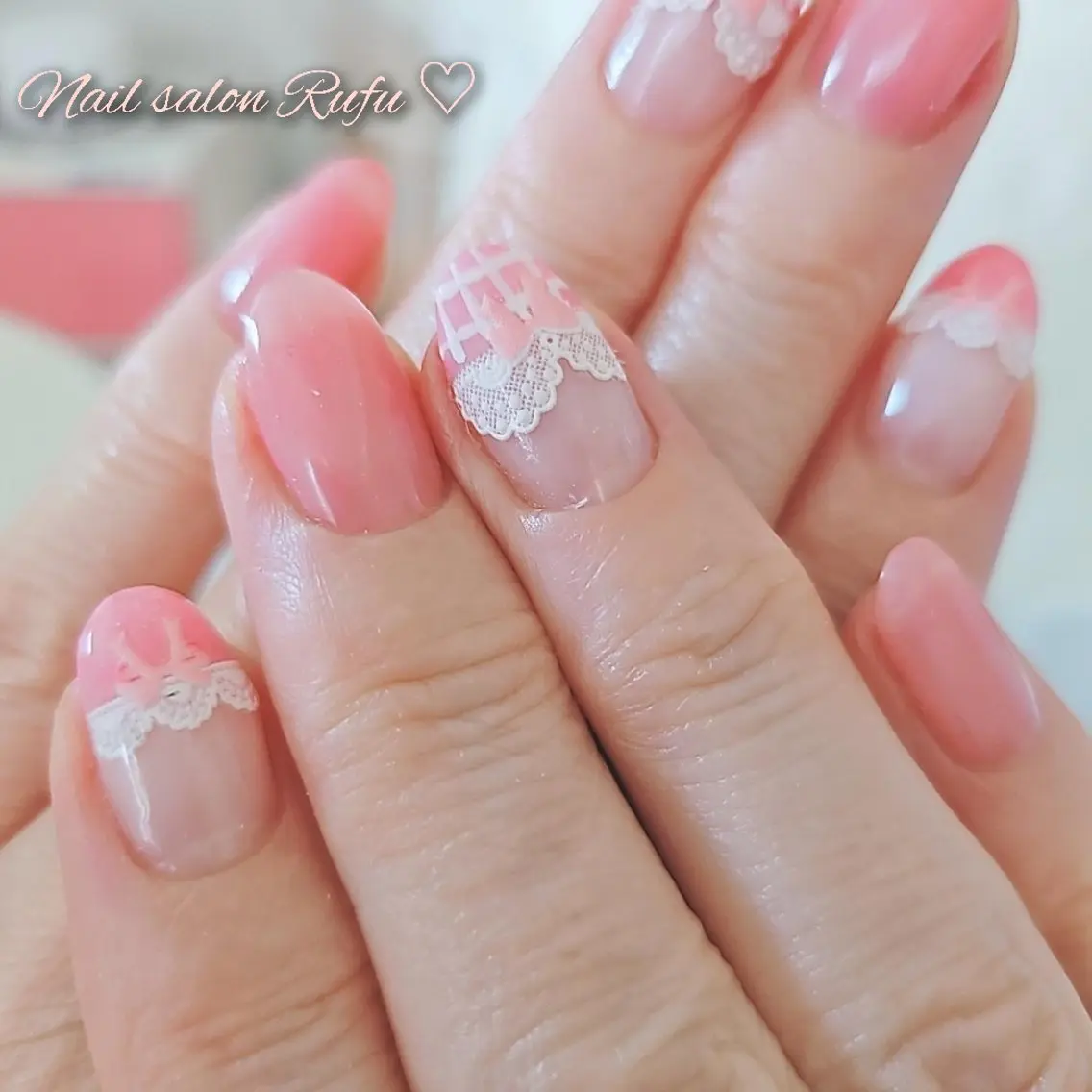 ネイル ピンク Nail Salon  Rufu【ルフ】のネイルデザイン