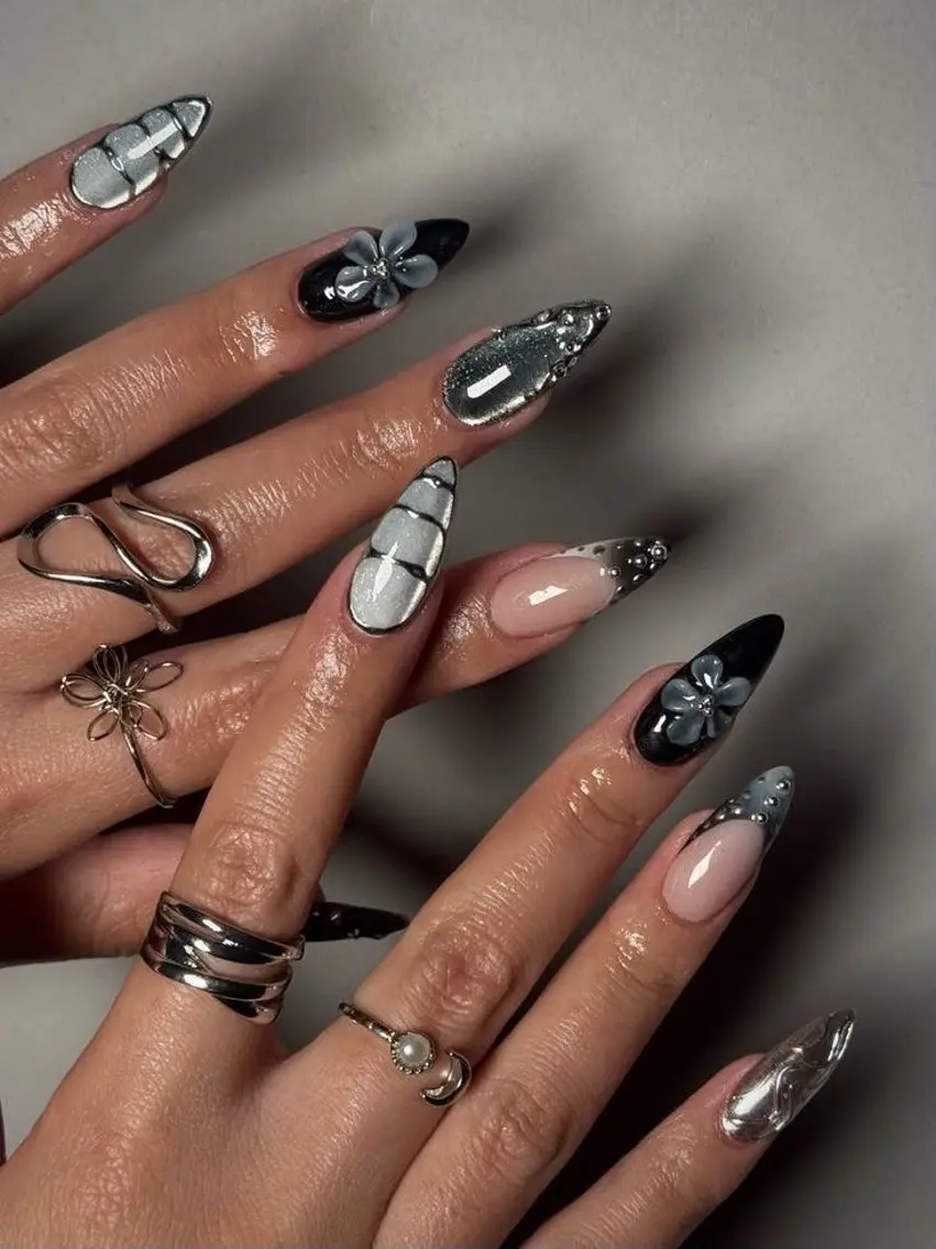 ネイル アニマル柄 ブラウン フットネイル フレンチネイル 韓国ネイル ハンドネイル Lisa Nail Salonのネイルデザイン