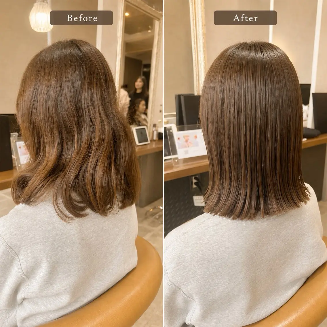 ミディアム 天王町×韓国レイヤー 髪質改善 佐藤友茉のヘアスタイル
