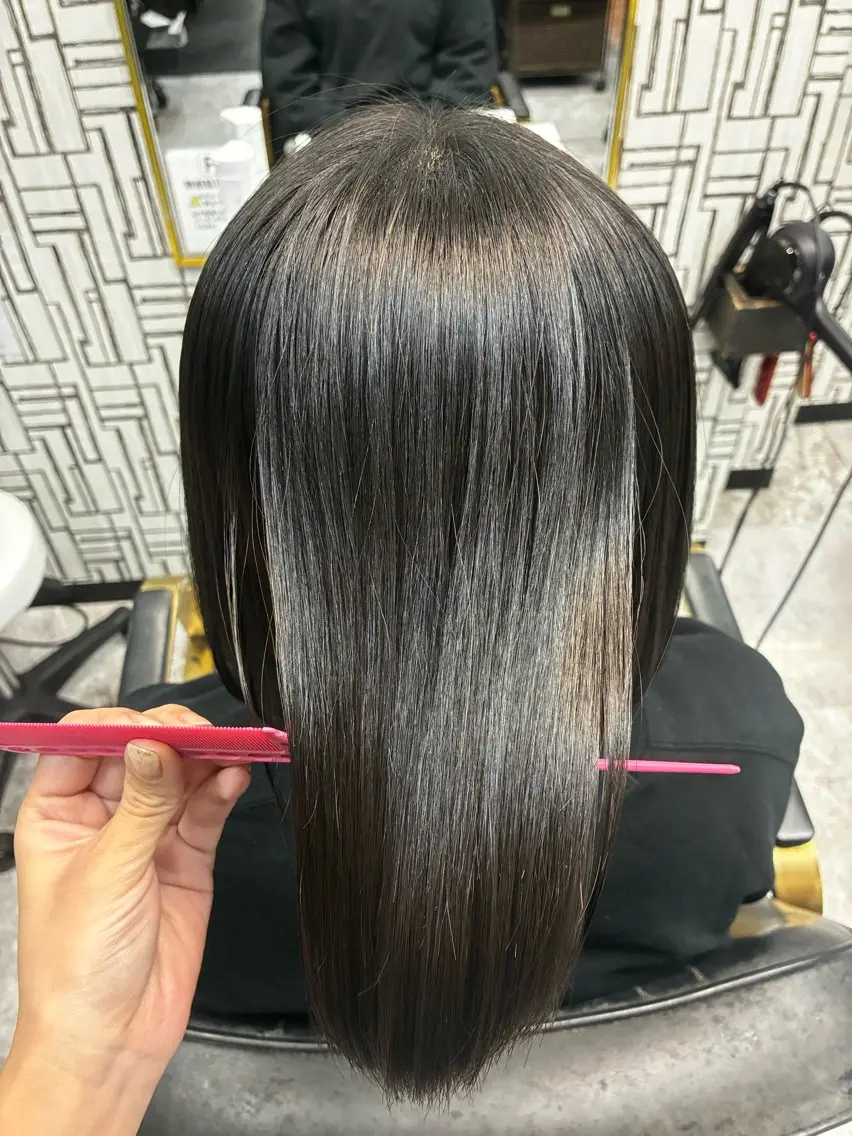 ショート 縮毛矯正 北村 理奈のヘアスタイル