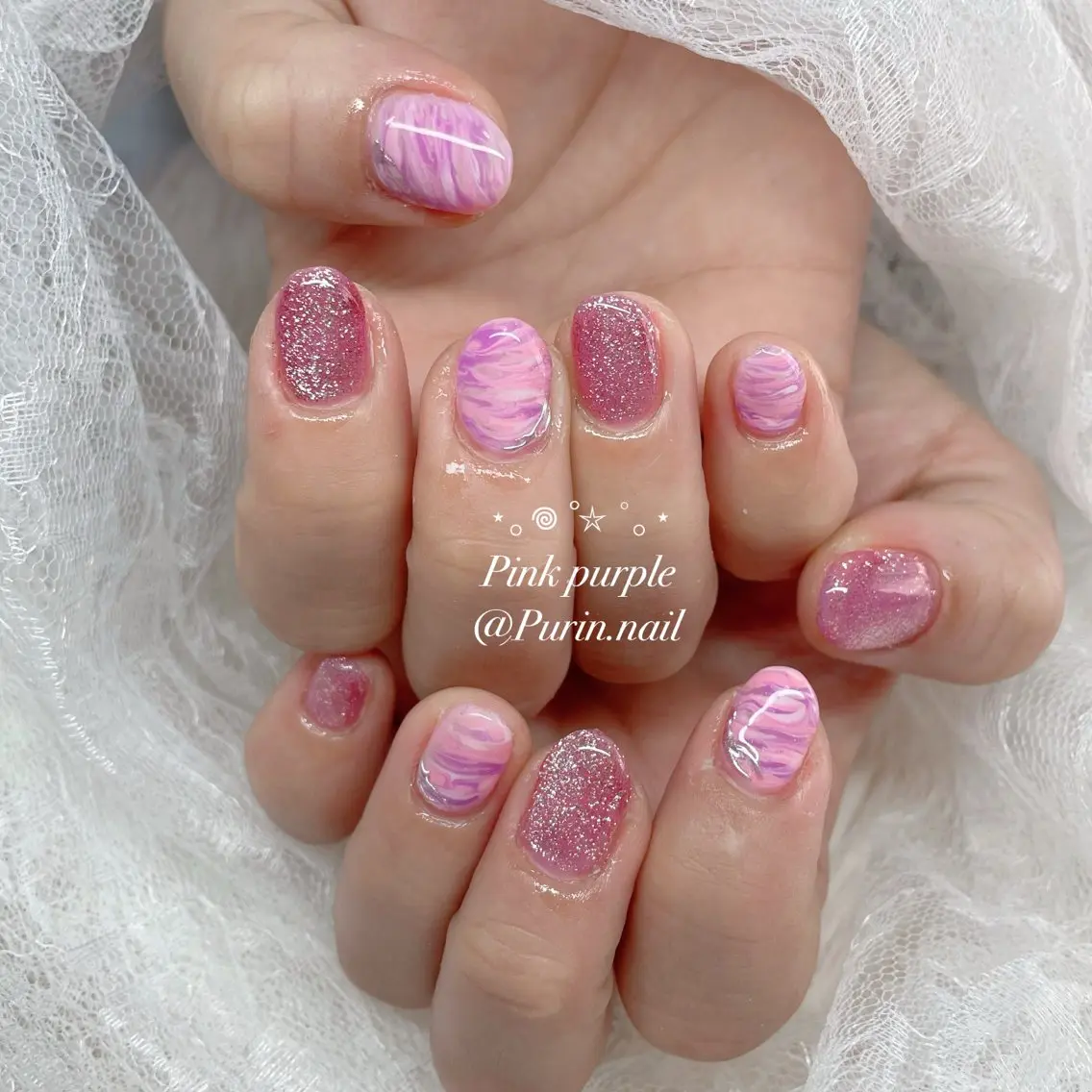 ネイル ハンドネイル Nails by Purin🍮のネイルデザイン