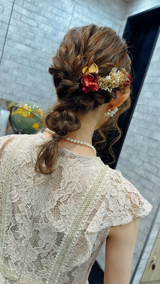 ヘアアレンジ ヘアセット 髙尾 綺女のマツエク・マツパデザイン