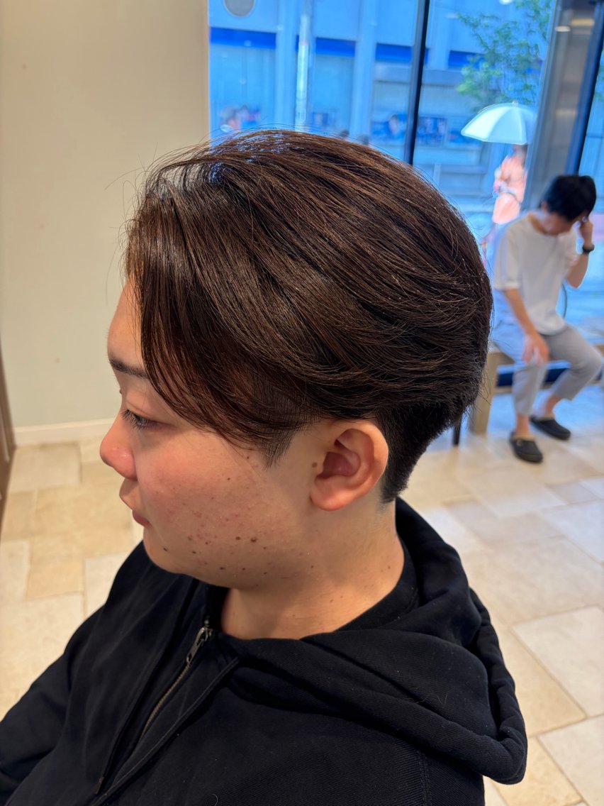 ショート パーマ メンズ カット 縮毛矯正 トリートメント メンズ特化美容師 土屋丈のヘアスタイル