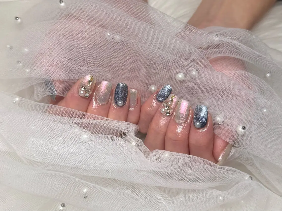 ネイル ハンドネイル フットネイル peTiT ✨️ yuzuki💞🫧のネイルデザイン