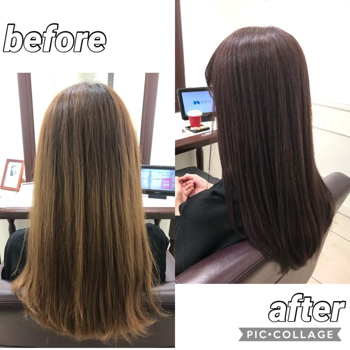 ロング カラー アッシュ ピンクカラー 🫧髪質改善×艶髪 🫧根本泰成🫧のヘアスタイル