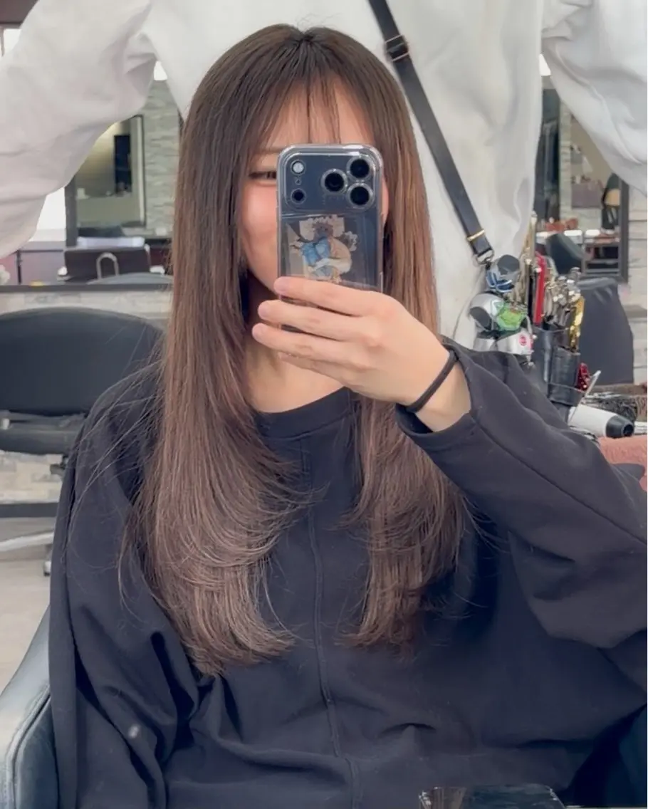 ロング カット エクステ ハイトーンエクステ 🎩カズキ🎩のヘアスタイル