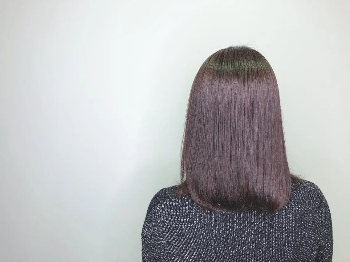 ミディアム カラー ベージュカラー モカベージュ カット ヘアカラー トリートメント ヘアセット 💜髪質改善美髪💜 星野清光のヘアスタイル