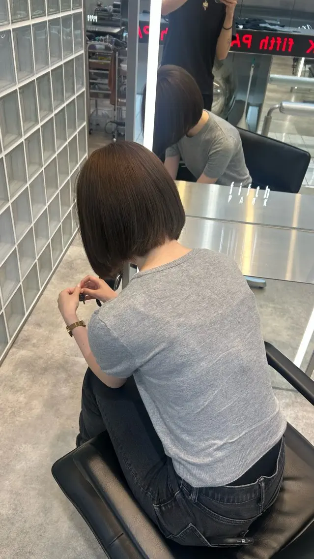 【ショートカット】レディースカット＋3stepトリートメントの写真