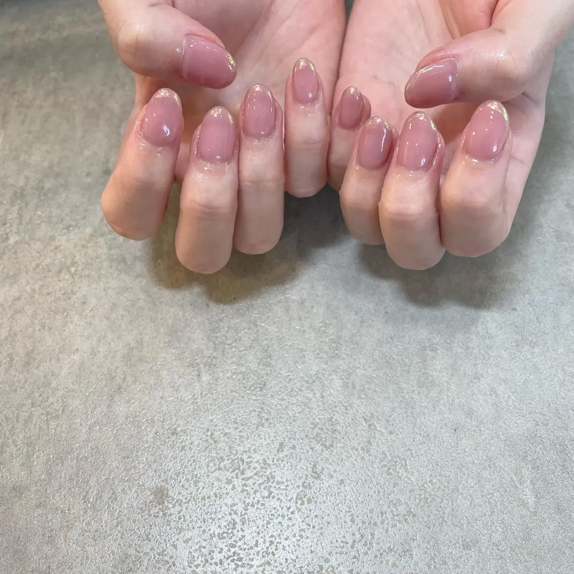 ネイル オーロラネイル フレンチネイル Nail Salon Gummi.のネイルデザイン