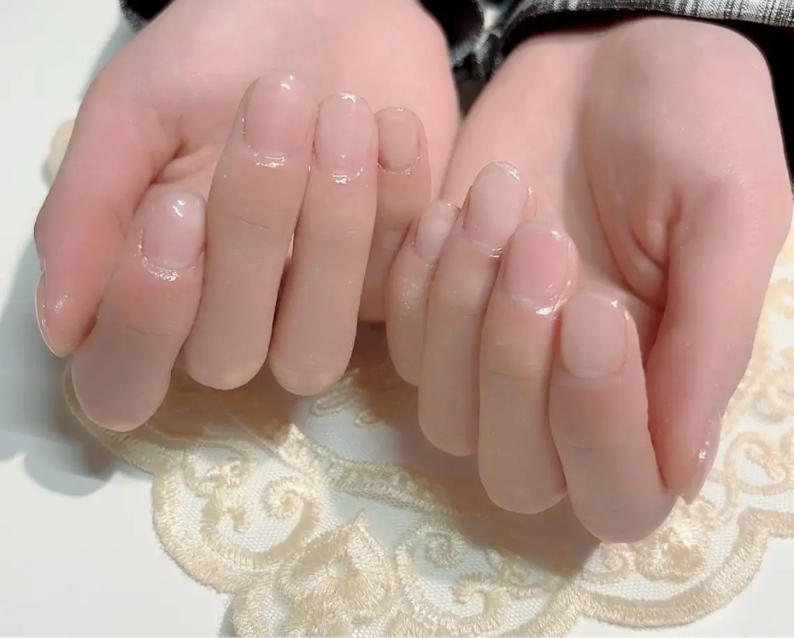 ネイル クリアネイル ハンドネイル TAKAHASHI YUKAのネイルデザイン