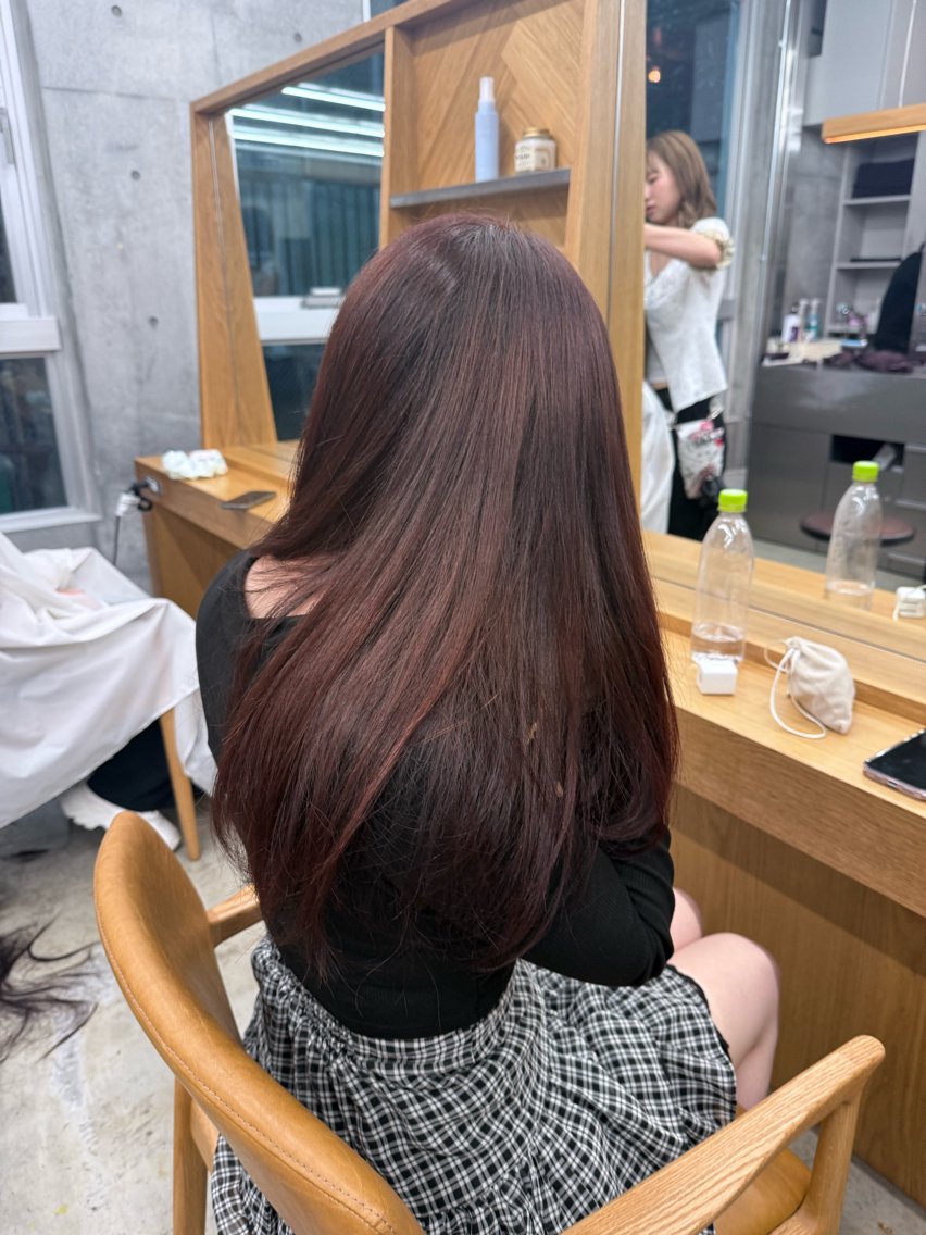 ロング カラー ロングレイヤー アッシュ ベージュカラー ブリーチ 透明感カラー カット ヘアカラー トリートメント 誰より丁寧なカット/ 小林輝/レイヤーのヘアスタイル