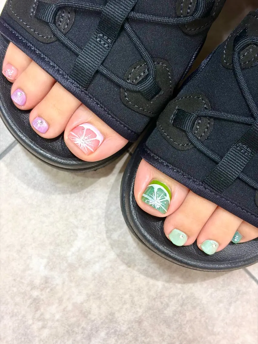 ネイル フットネイル Nailed it! Akaneセンター北のネイルデザイン
