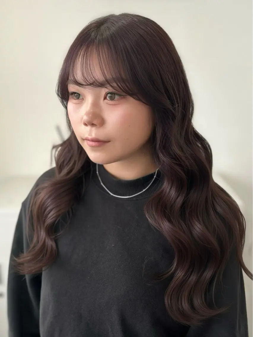 ロング カラー カット ヘアカラー AYA ♡竹原 彩矢のヘアスタイル