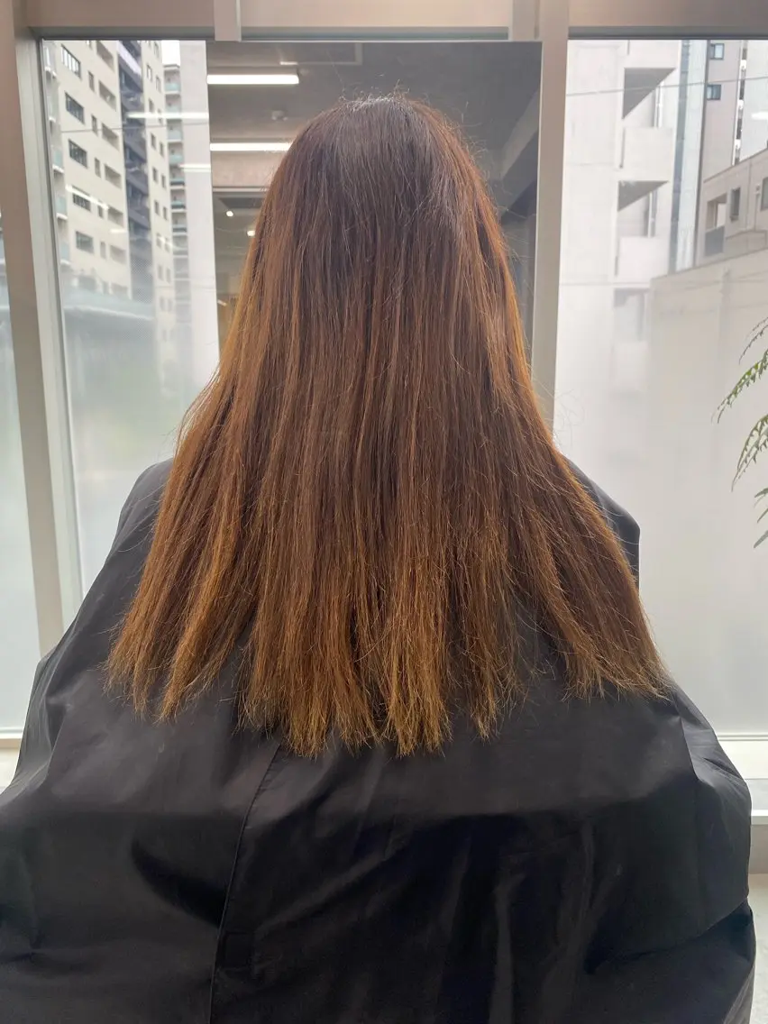 ロング カラー カット ヘアカラー トリートメント Forest. kanako🕊️のヘアスタイル