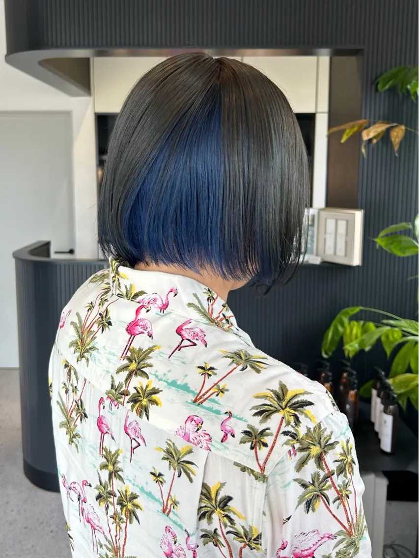 ショート カラー ヘアカラー トリートメント SHIINA シイナのヘアスタイル