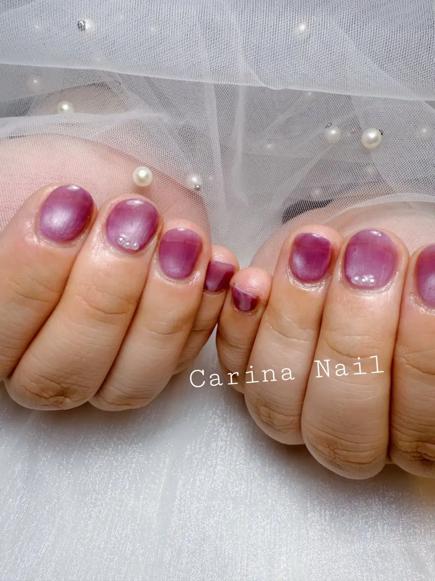 ネイル パープル Carina Nailのネイルデザイン
