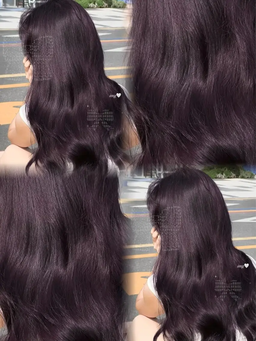 ロング カラー 韓国ヘア🇰🇷艶 カラー🦢みいのヘアスタイル