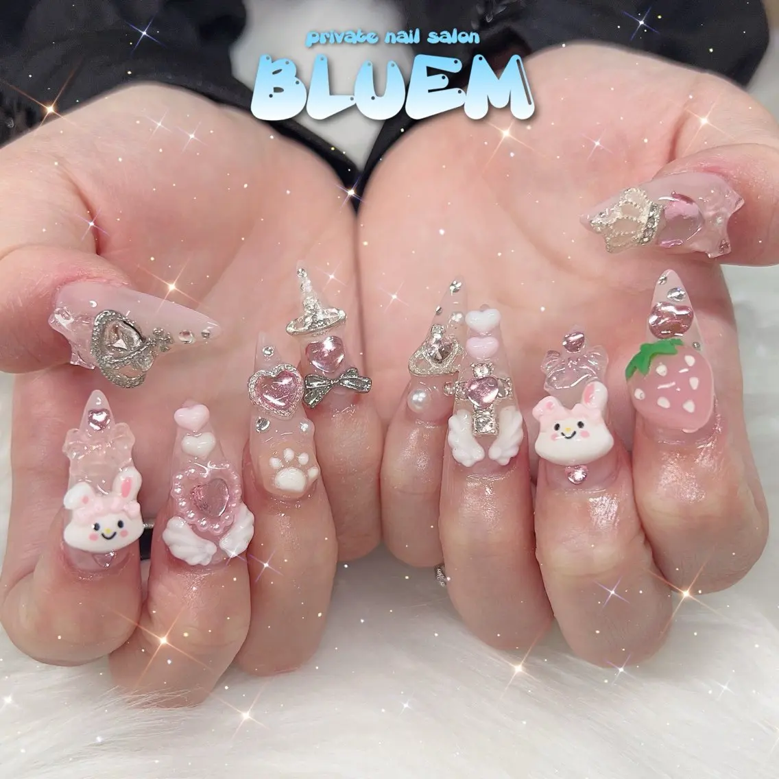 ネイル ハンドネイル BLUEM なな🐶のネイルデザイン