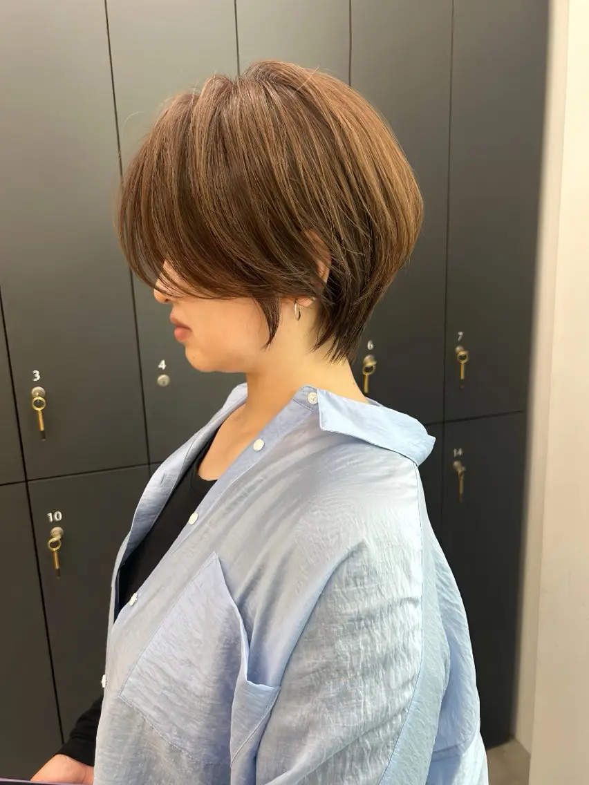 ショート 似合わせカット ショートヘア urara/ショート /透明感カラーのヘアスタイル