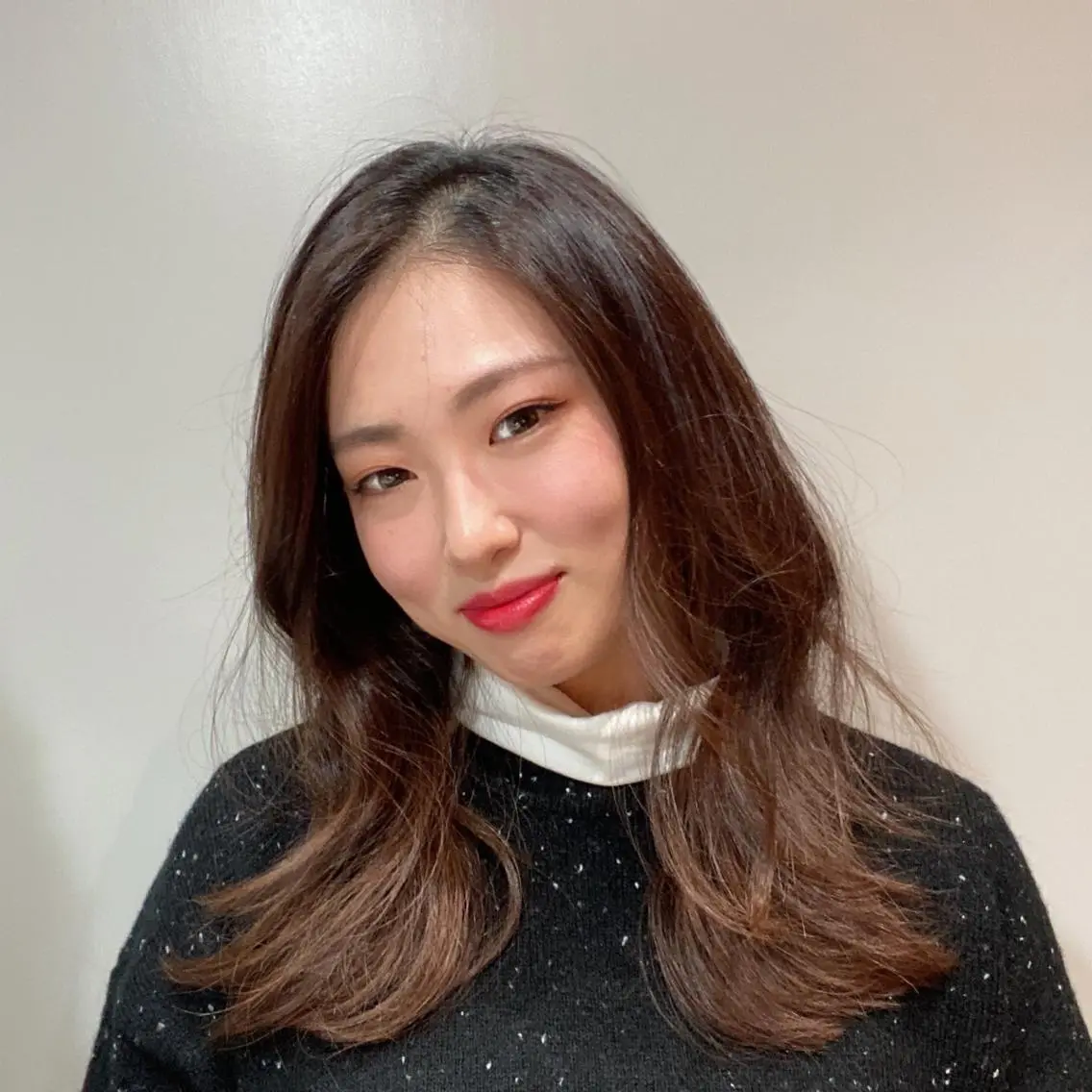 ロング カット トリートメント パーソナルカラー lapiax阿部のヘアスタイル