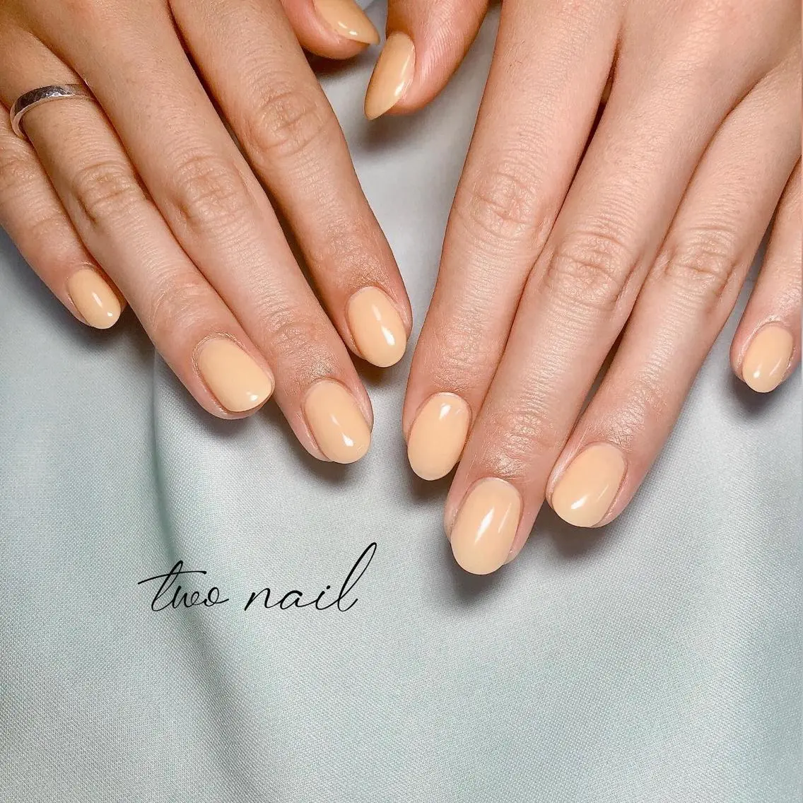 ネイル アートネイル フットネイル ハート ニュアンスネイル ホワイト ハンドネイル two nailのネイルデザイン