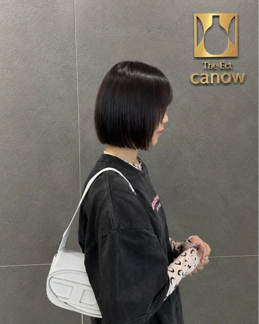 ショート 縮毛矯正 中野 光瑠のヘアスタイル