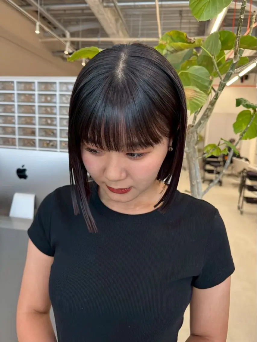 【大人気トリートメント付き】ワンカラー+Aujua 4step treatment🪽⋆.*の写真