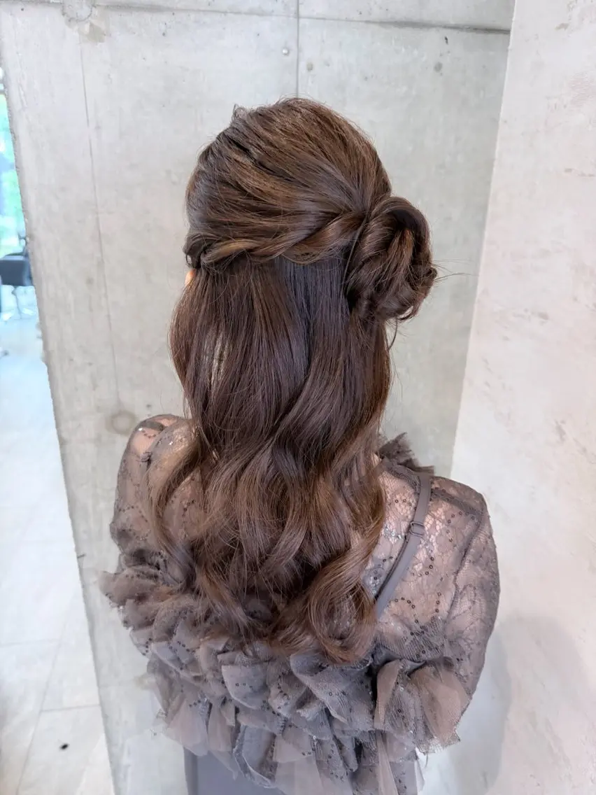 ヘアアレンジ ヘアセット 🎀ヘアセット/艶髪 /はやしほのか🎀のヘアスタイル