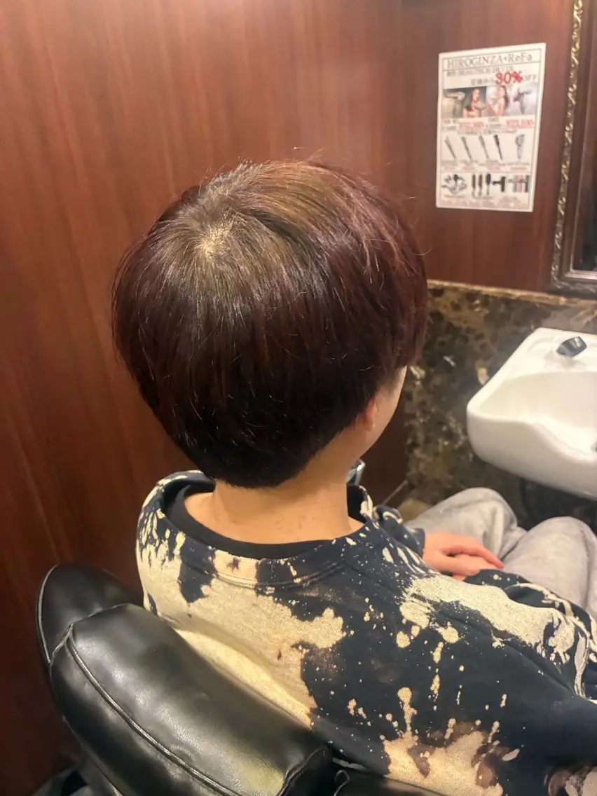 メンズ マッシュ ワガ カズマのヘアスタイル