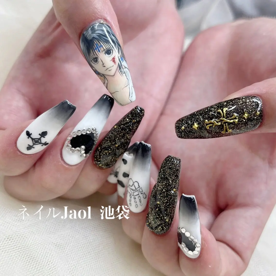ロング ネイルJaol 池袋のネイルデザイン