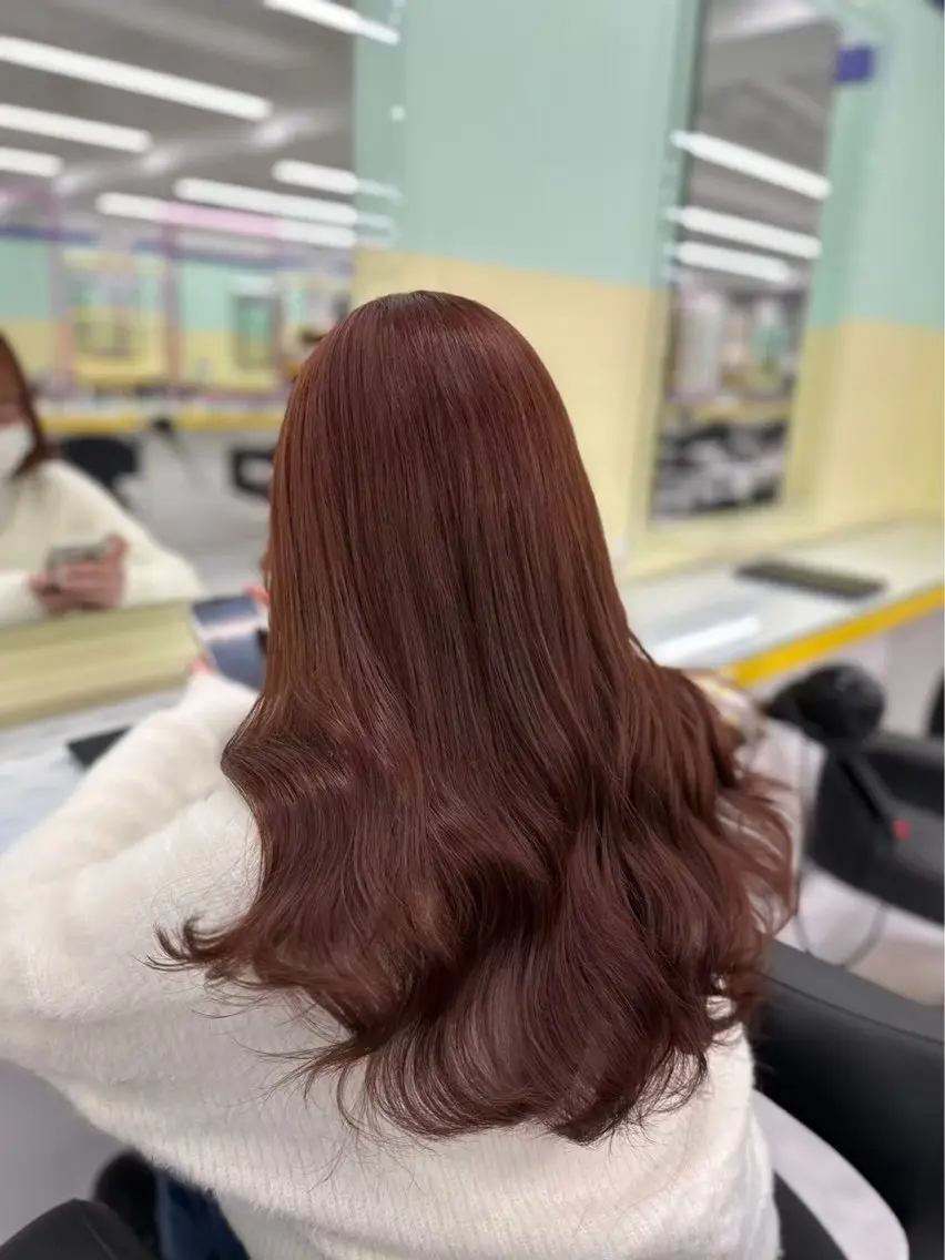 ロング カラー ベージュカラー ブリーチ 透明感カラー ダブルカラー ピンクカラー カット ヘアカラー ダブルカラー/縮毛/ ピンク/ベージュのヘアスタイル