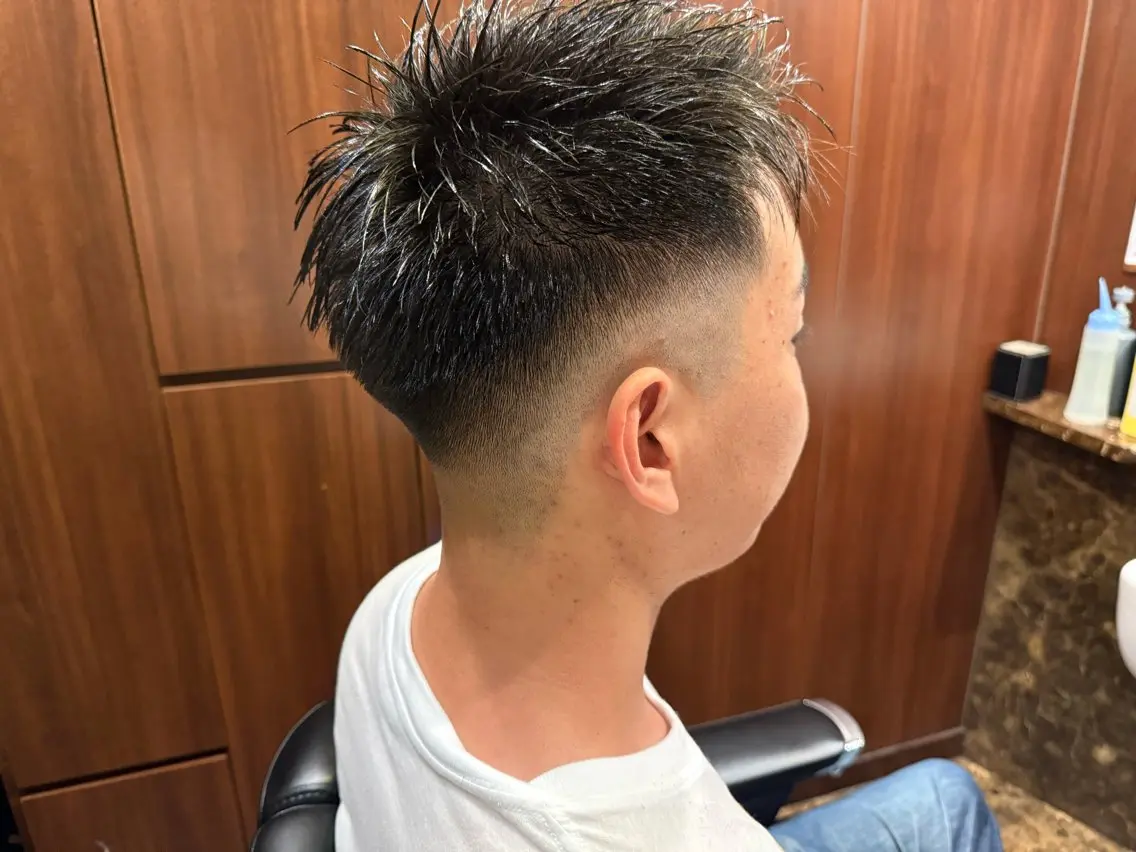 ショート メンズ フェードカット ショートヘア 竹村 優のヘアスタイル