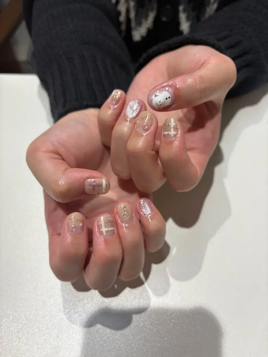 ネイル 冬ネイル ハンドネイル NAILSALON ViViのネイルデザイン