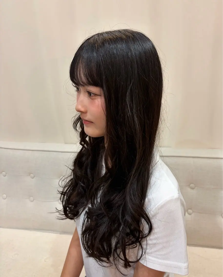 セミロング パーマ セミロングパーマ カット パーマ SHION泉大津 似合わせ特化のヘアスタイル