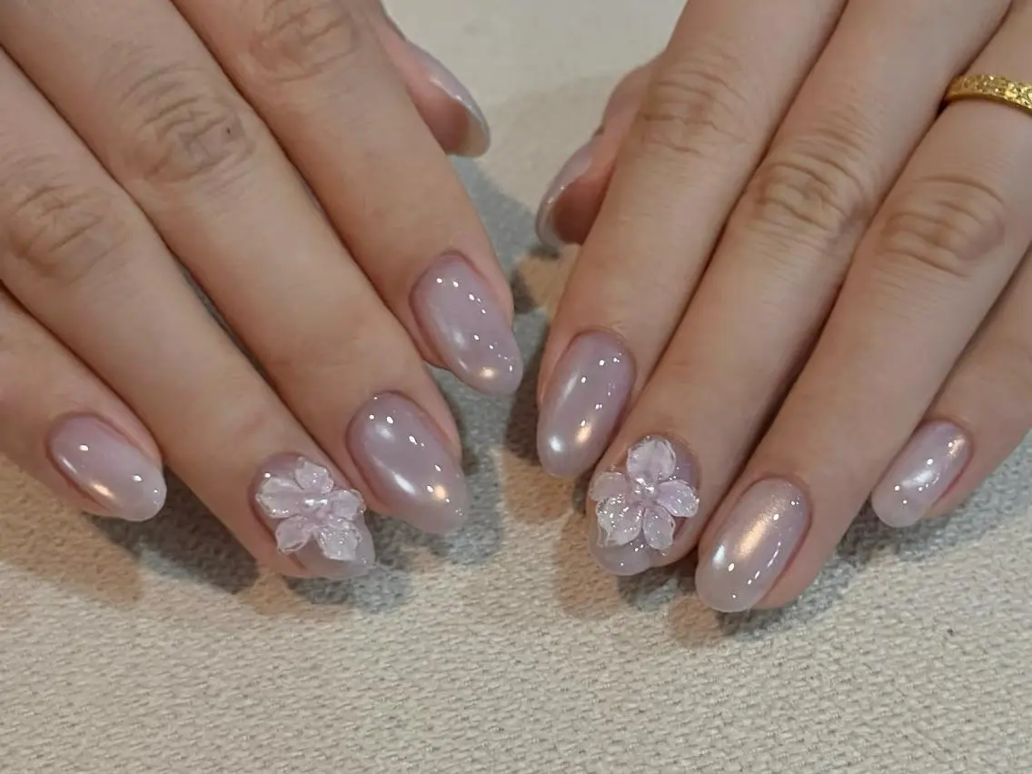 ネイル メンズ メンズ韓国風 アートネイル オーロラネイル チークネイル 長さ出し ハンドネイル ハンドケア 🦋new Nail🦋ニノのネイルデザイン