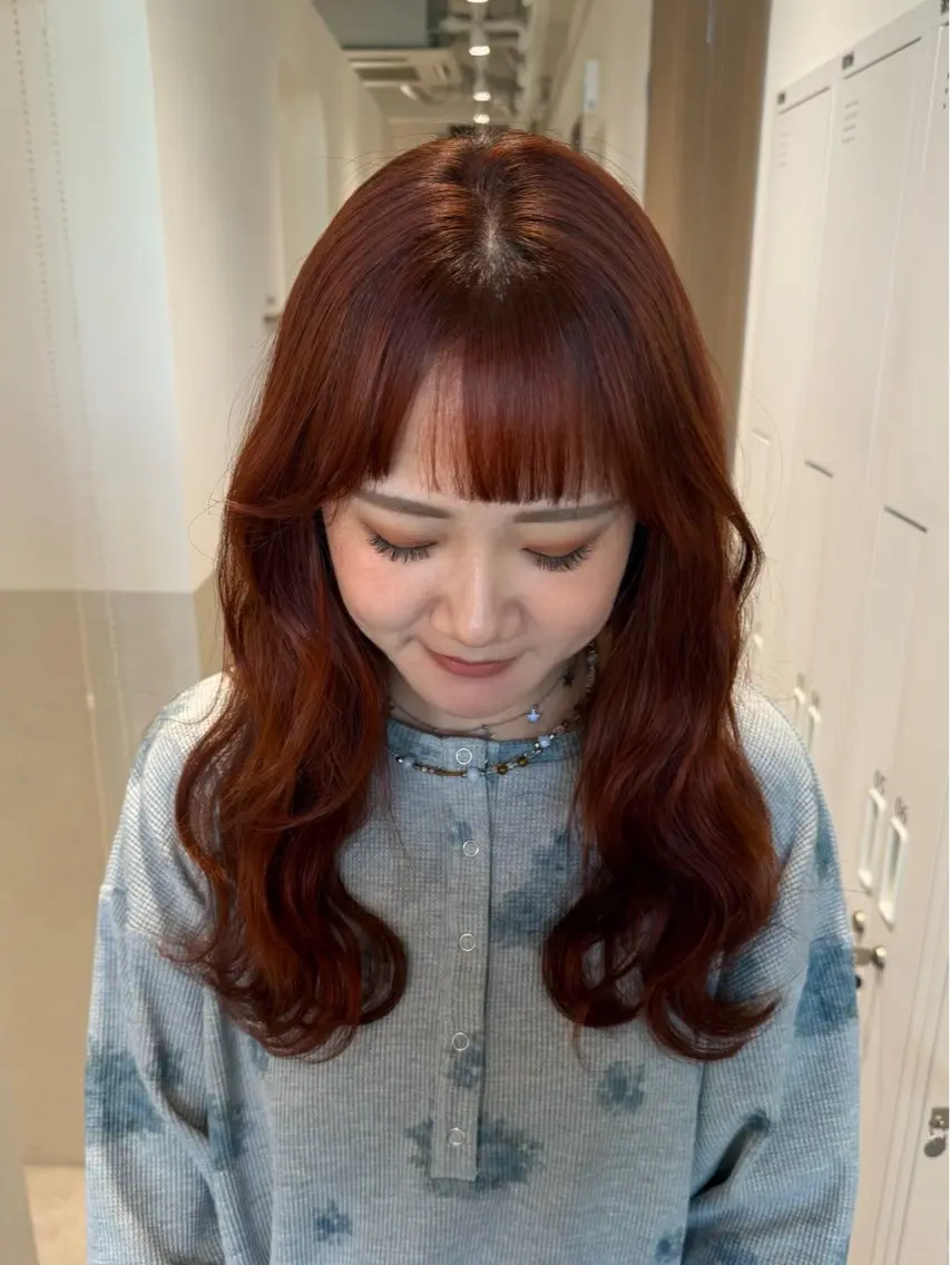 ミディアム カラー カット ヘアカラー トリートメント SALOWIN名古屋 本山 / NAOのヘアスタイル