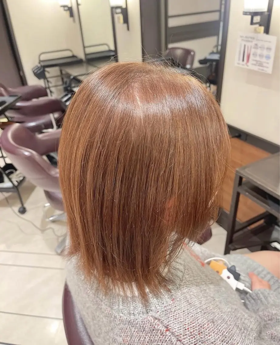 ミディアム カラー かな 🐹のヘアスタイル