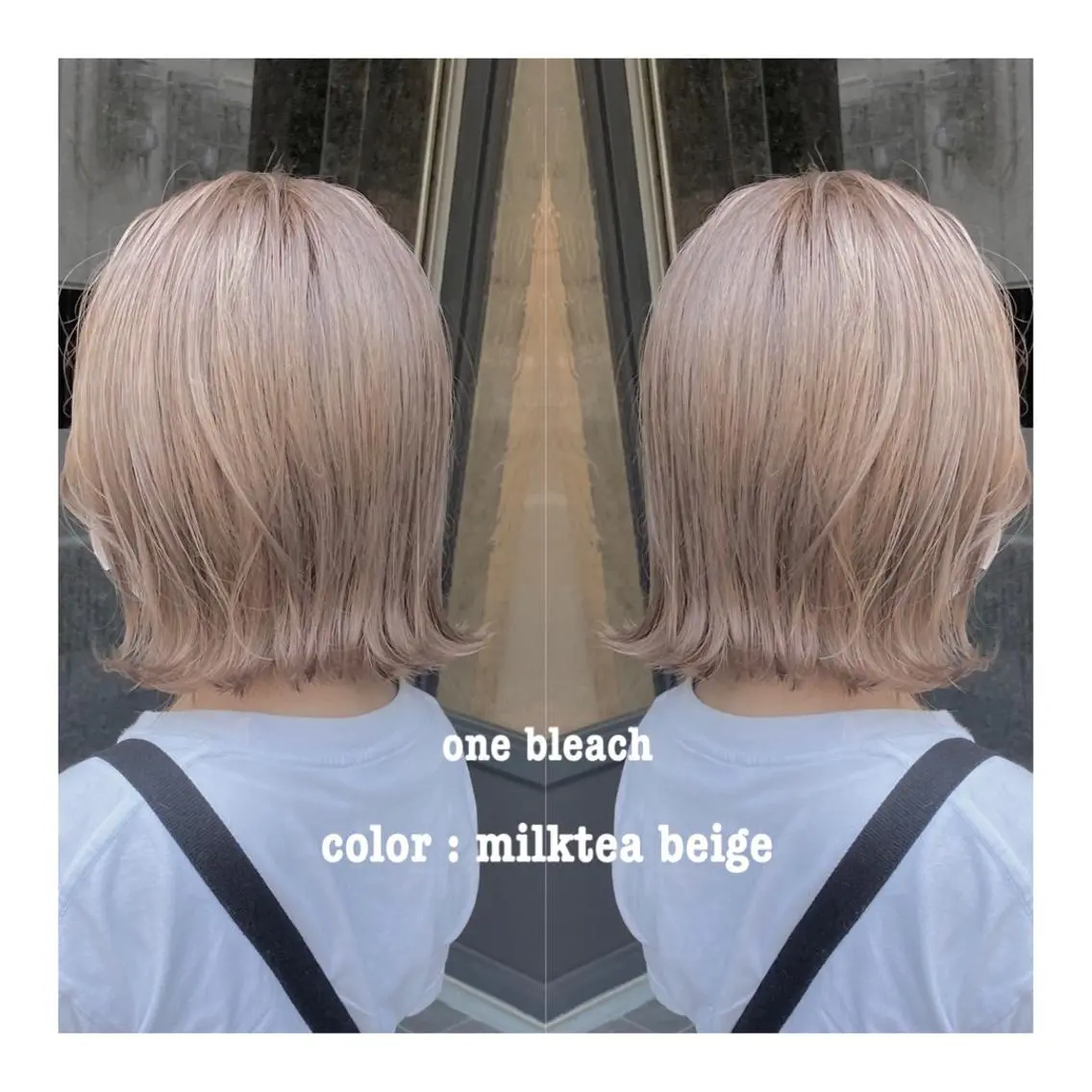 ミディアム カット ヘアカラー 原 朱音のヘアスタイル