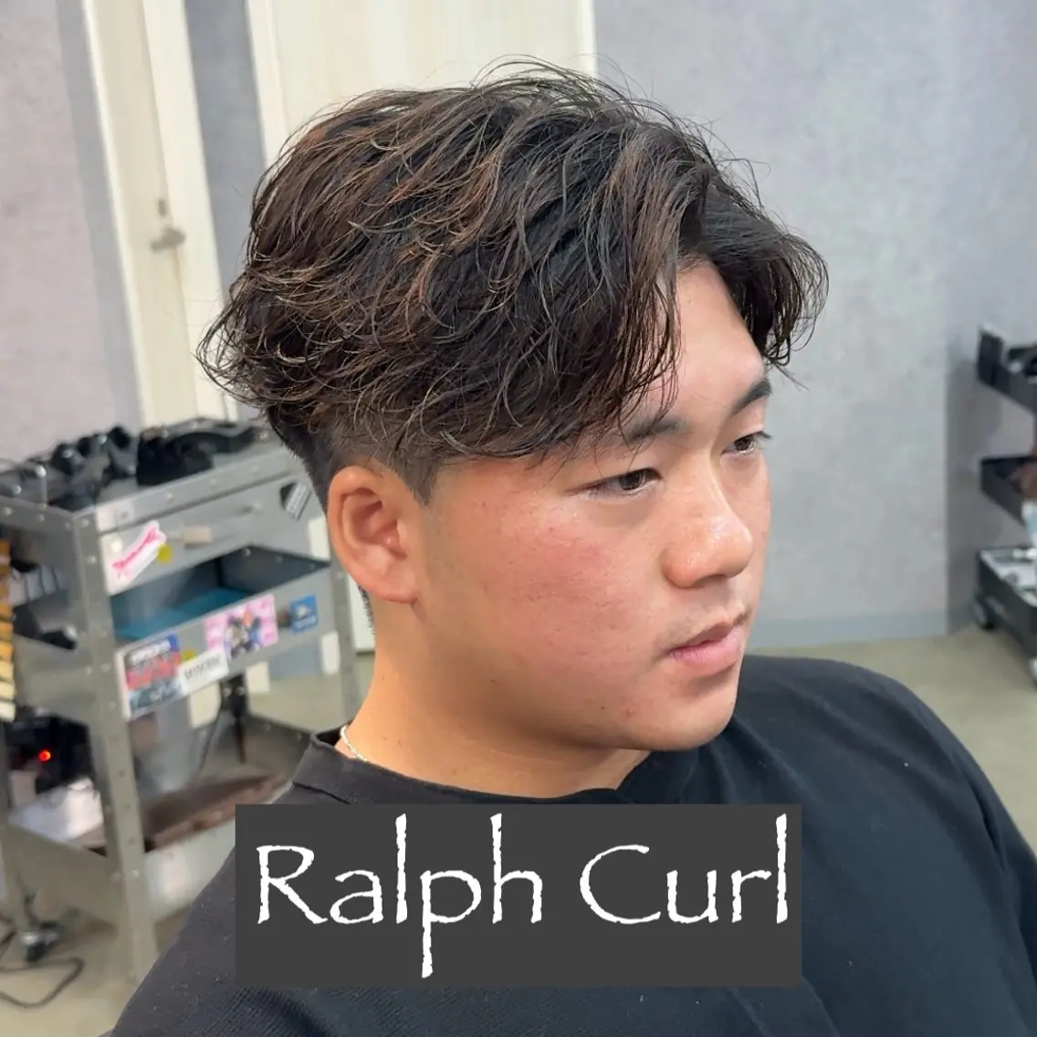 ショート パーマ ヘアアレンジ メンズ MENIN メンズ サロン　望月　涼太のヘアスタイル