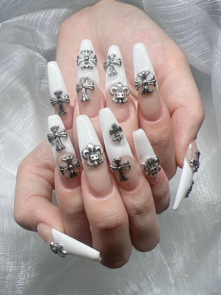 ネイル ハンドネイル Lee Nails チップ長さだし専門店のネイルデザイン