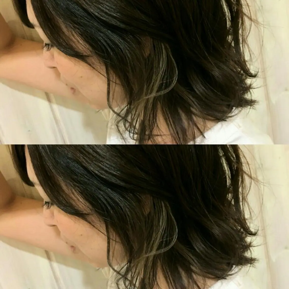 ミディアム カラー layer cut 前田ヒロコのヘアスタイル