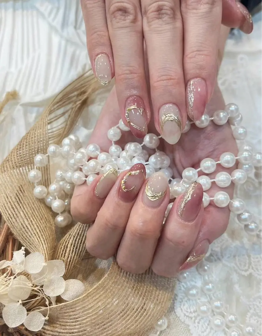 ネイル アートネイル フラワーネイル フットネイル ジェルネイル キラキラネイル Babarla nailのネイルデザイン