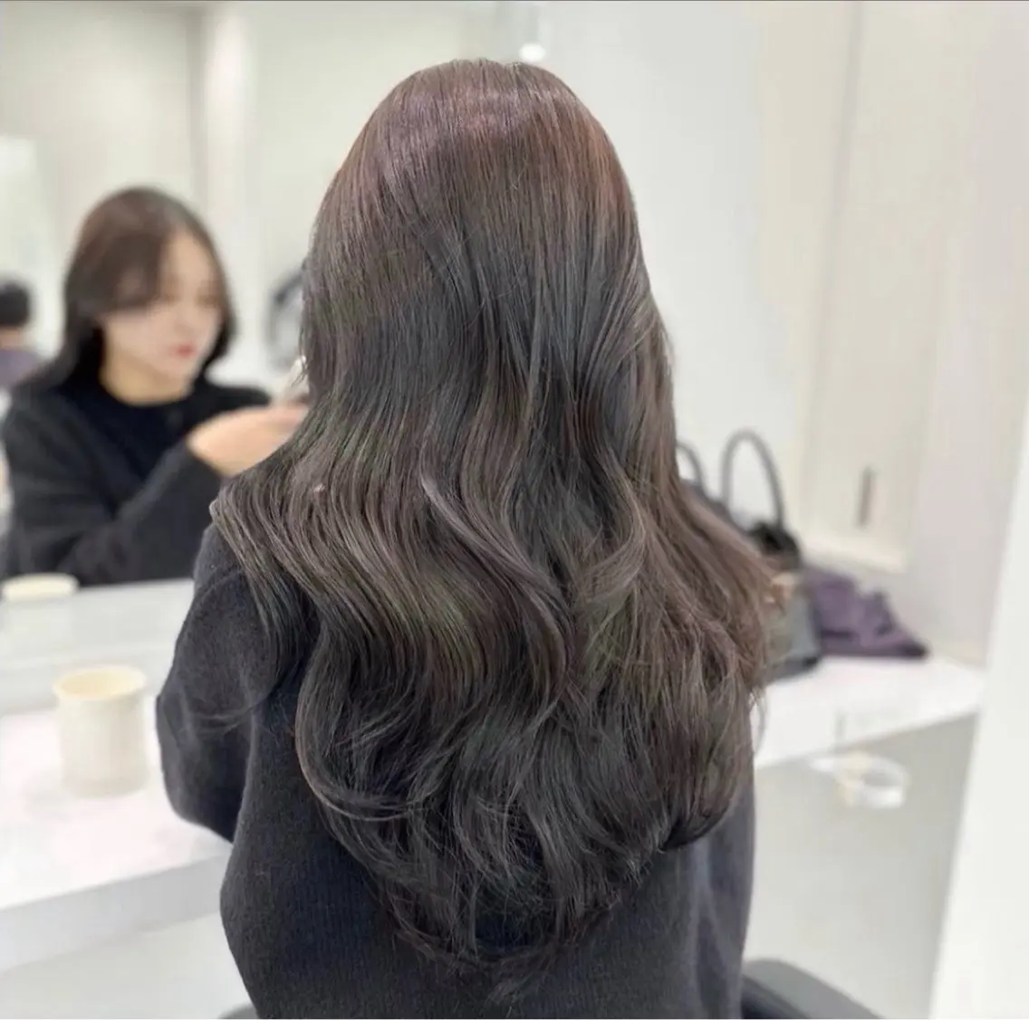 ロング カラー カット ヘアカラー トリートメント 🎀tomoka🎀 髪質改善/ハイトーンのヘアスタイル