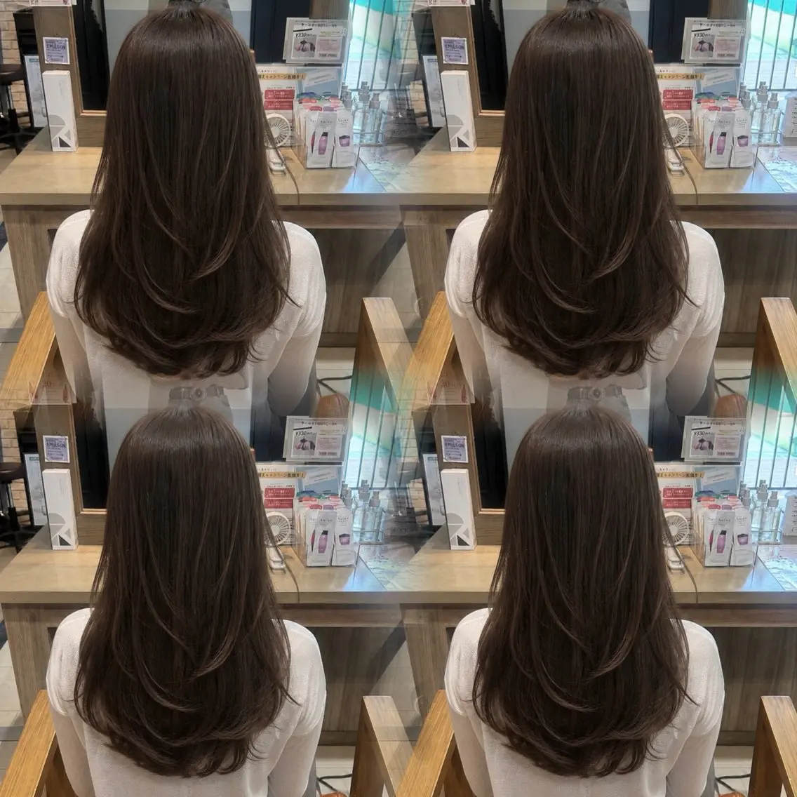 ロング エクステ×髪質改善× 𝑺𝑬𝑵𝑹𝑰のヘアスタイル