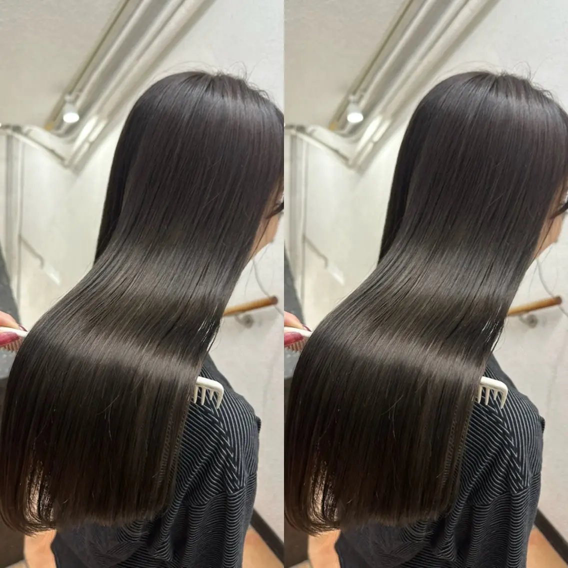💖人気No.1💖フルコースケア付き【縮毛矯正】美髪矯正+髪質改善トリートメント(カットなし)の写真