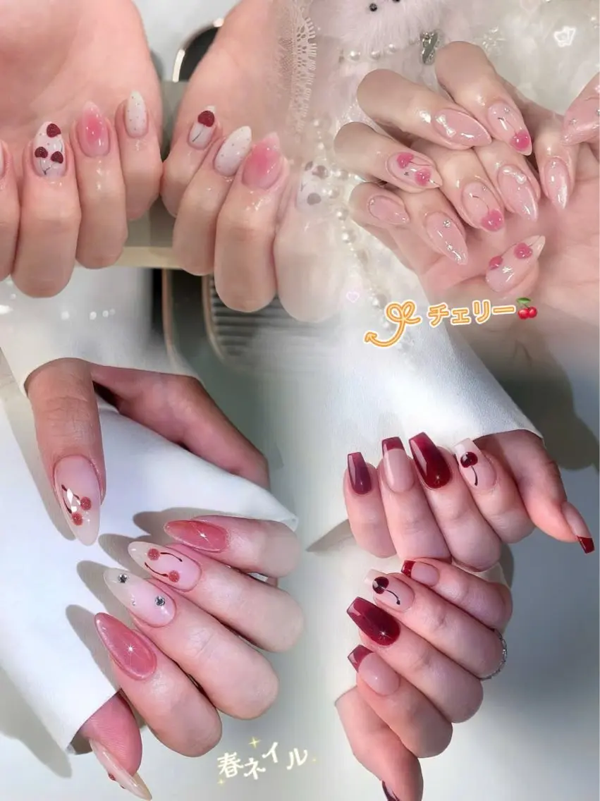 ネイル キラキラネイル マグネットネイル ミラーネイル ニュアンスネイル 春ネイル Lunaa 池袋のネイルデザイン