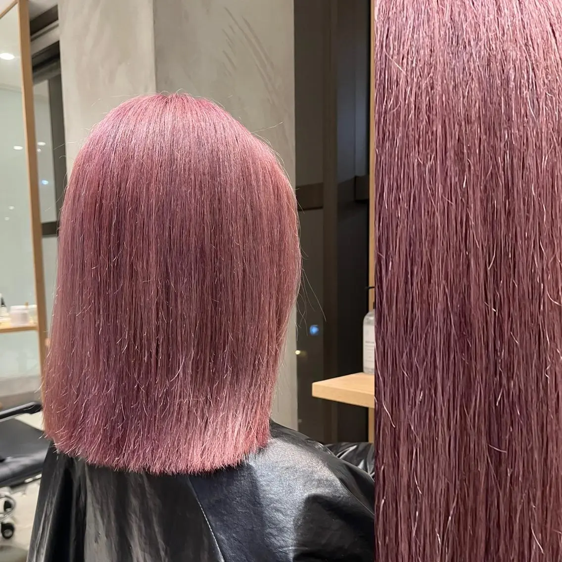 セミロング カラー ベージュカラー ブリーチ ブラウンカラー ケアブリーチ カシス stylist ◎RUKI.のヘアスタイル